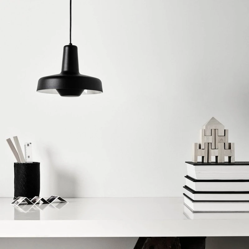 GRUPA Arigato Lampada a Sospensione Nero Ø 23cm