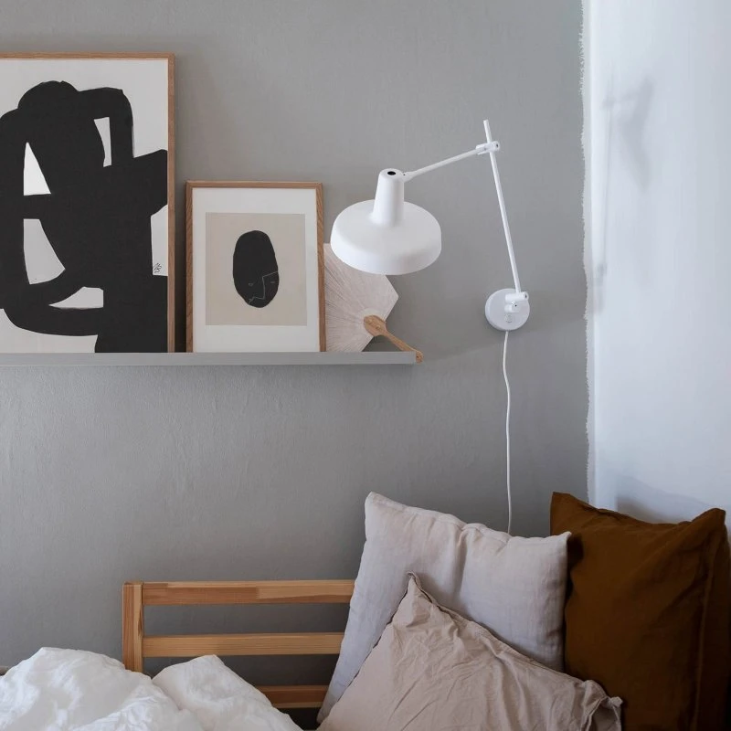GRUPA Arigato Lampada da Parete Orientabile Bianca 70cm