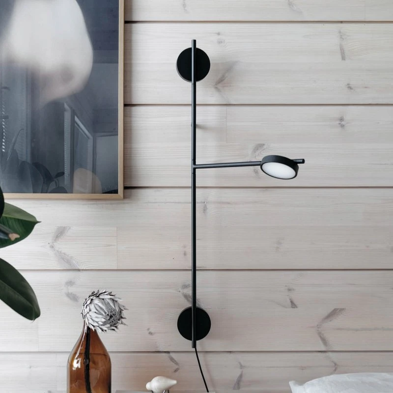 GRUPA Igram Applique a LED a 2 luci nera