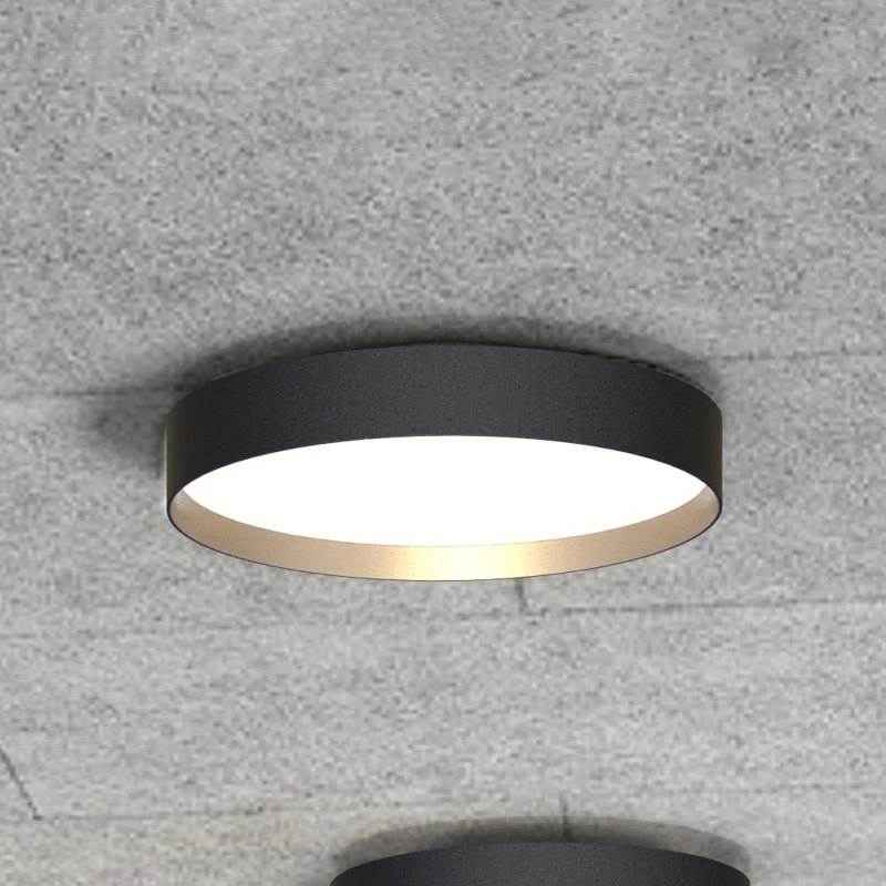 Loom Design Plafoniera Lucia 35 Nero/Oro