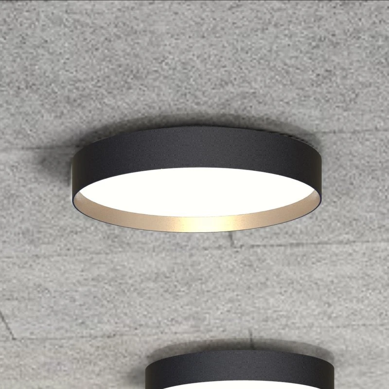 Loom Design Plafoniera Lucia 45 Nero/Oro