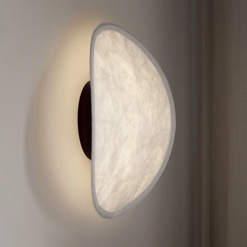 New Works Applique a LED Tense, Bianco/Nero, Ø 35 cm