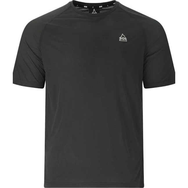 Maglia SOS Pillar Tech SS Tee Nero Uomo