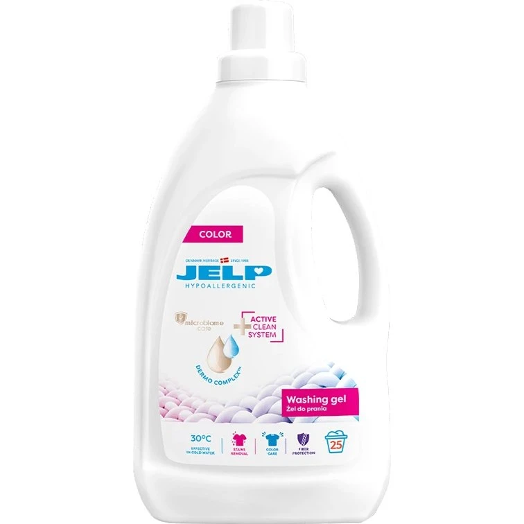 Jelp Hypoallergenic Gel Lavante per Tessuti Colorati, 2L