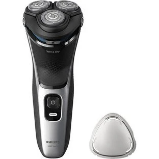 Philips S3143/00 Rasoio Elettrico Ricaricabile Wet & Dry Grigio/Nero