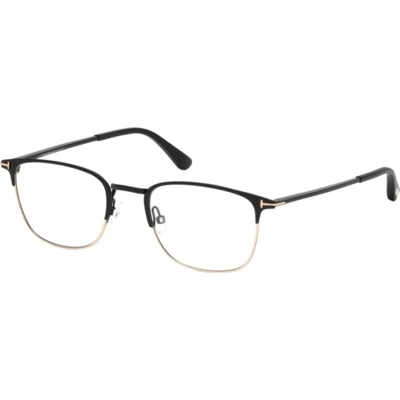 Tom Ford FT 5453 Occhiali da Vista Uomo Nero Geometrici