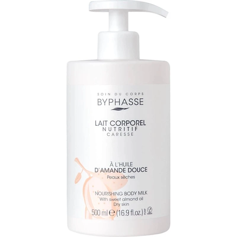 Byphasse Latte Corpo Nutriente all'Olio di Mandorle Dolci 500ml