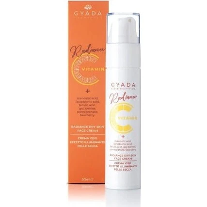 Gyada Cosmetics Radiance Crema Viso Illuminante Pelle Secca