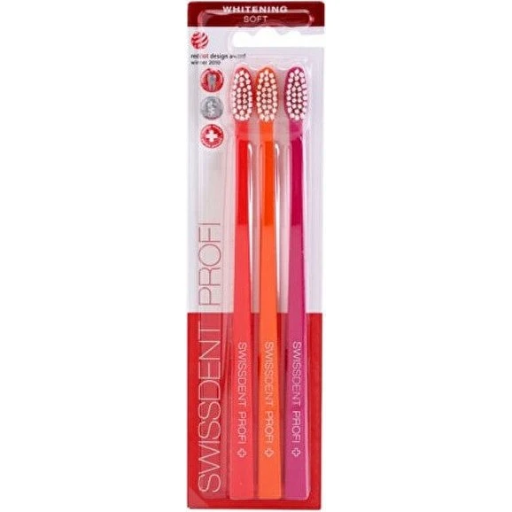 Swissdent Spazzolino Sbiancante Soft - Confezione da 3