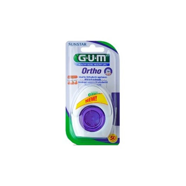 GUM Ortho Floss Filo Spugnoso 50 Filo