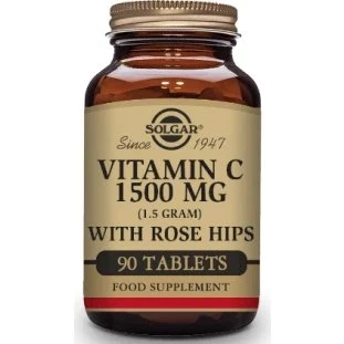 Solgar Rosa Canina Vitamina C 1500 mg, 90 compresse