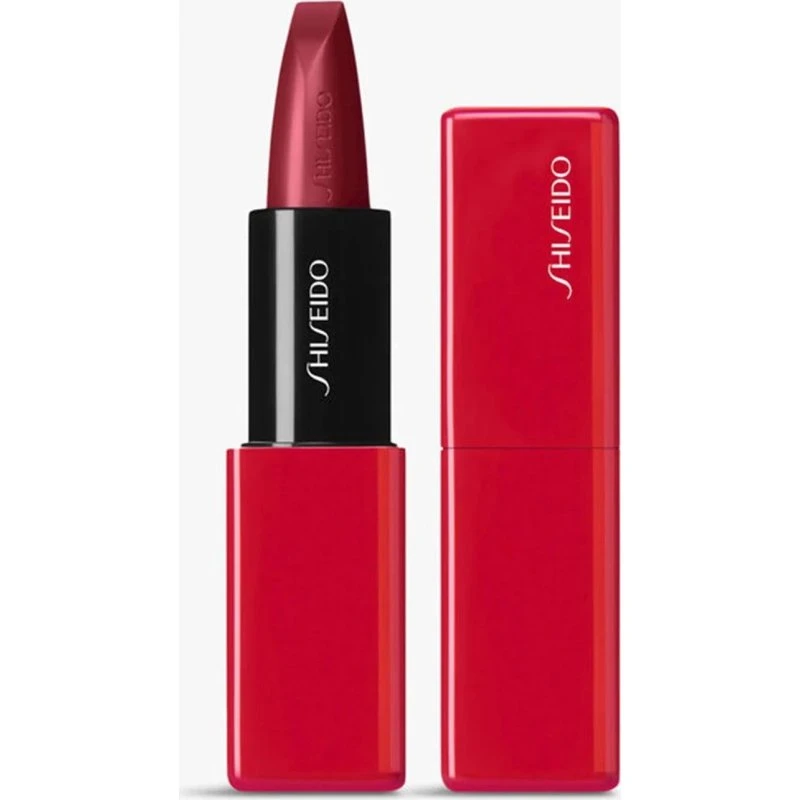 Shiseido Technosatin Gel 411 Scarlet Cluster - Rossetto Satinato