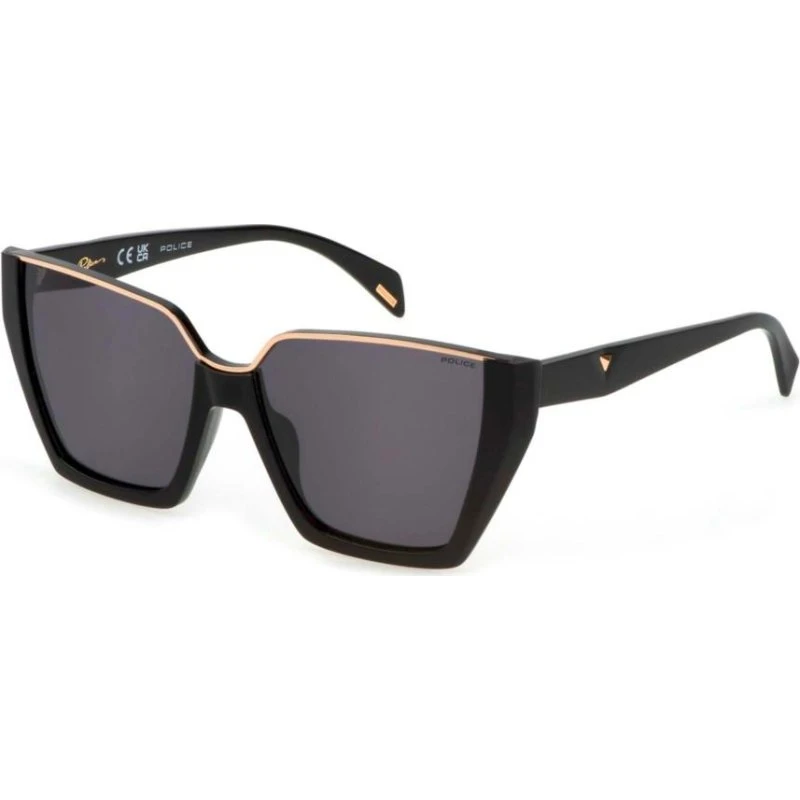 Police Gem 1 SPLL33 Occhiali da Sole Cat-eye Nero e Grigio