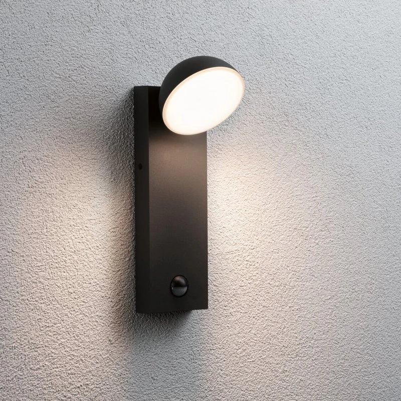 Paulmann Puka Applique da Esterno con Sensore SWR Antracite