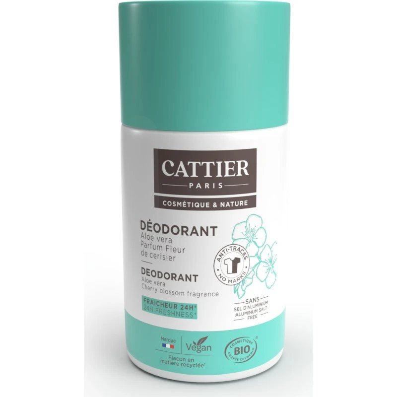 Cattier Deodorante 24H Aloe-Vera e Salvia 50ml