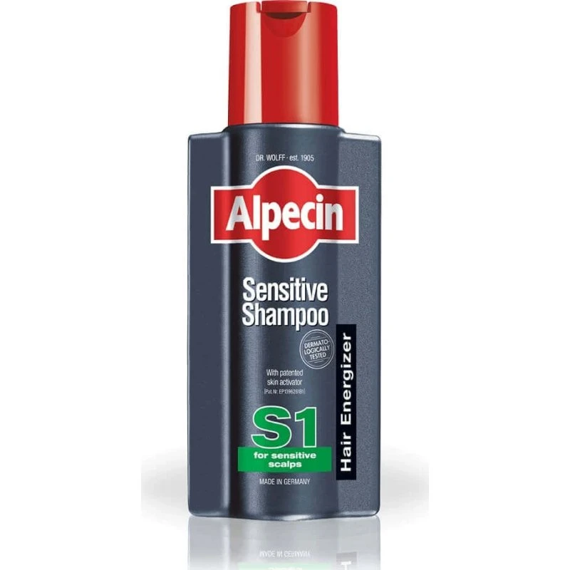 Alpecin Sensitive S1 Shampoo per Cuoio Capelluto Sensibile, 250 ml