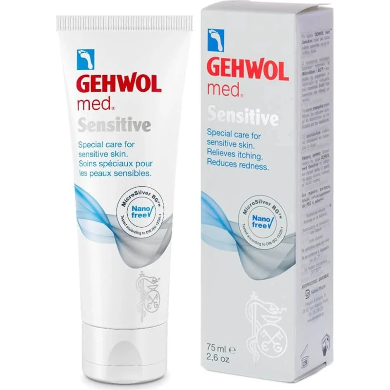 Gehwol Med SENsitive Crema per Pelle Sensibile, 75 ml