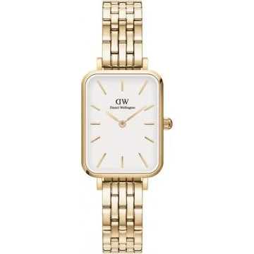Daniel Wellington Orologio Quadro 5-Link Evergold DW00100622
