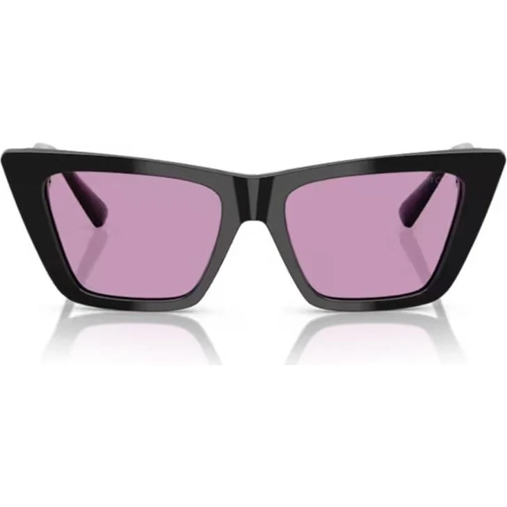 Jimmy Choo JC 5028 Occhiali da Sole Farfalla Nero e Viola