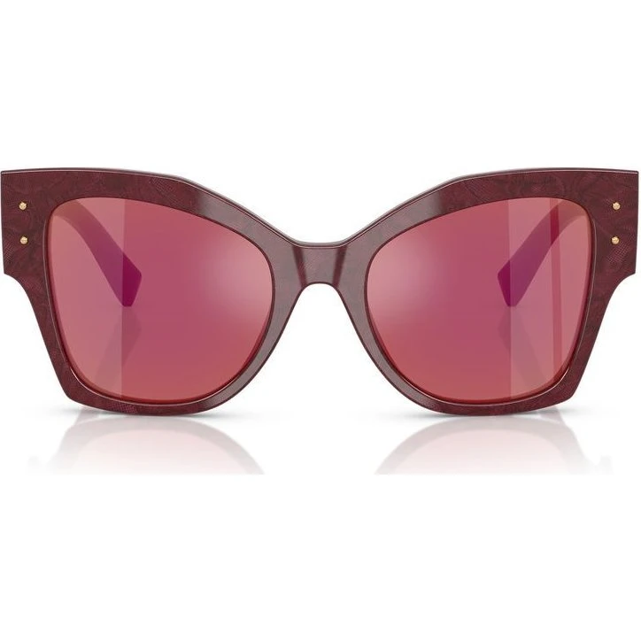 Dolce & Gabbana DG 4478 Occhiali da Sole Farfalla Rosso 53mm