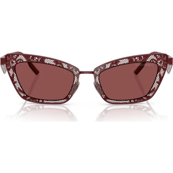 Dolce & Gabbana DG 2311 Occhiali da Sole Farfalla Rosso e Viola