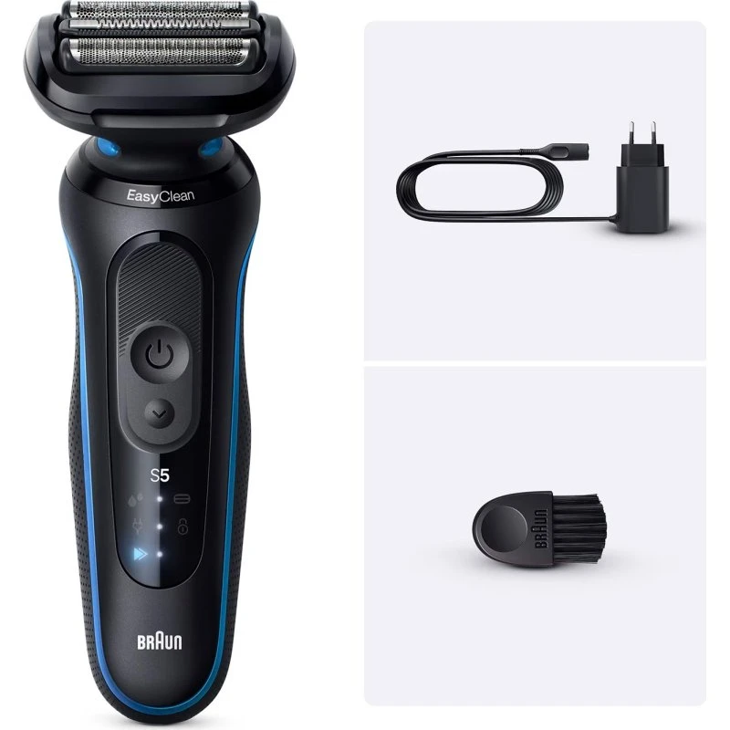 Braun Series 5 52-B1000s Rasoio Elettrico Blu