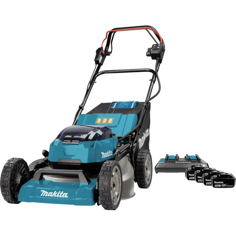 Makita DLM532PT4 Rasaerba a batteria 53 cm semovente 36V