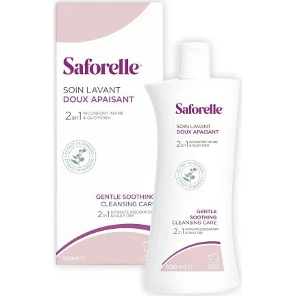 Saforelle Gel Intimo e Cura del Corpo con Bardana, 500 ml