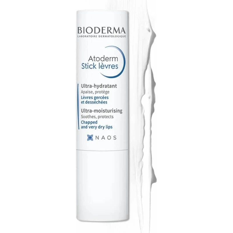 Bioderma Atoderm Stick Labbra Lenitivo e Idratante, 4g