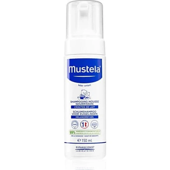 Mustela Schiuma Shampoo per Neonati con Avocado, 150 ml