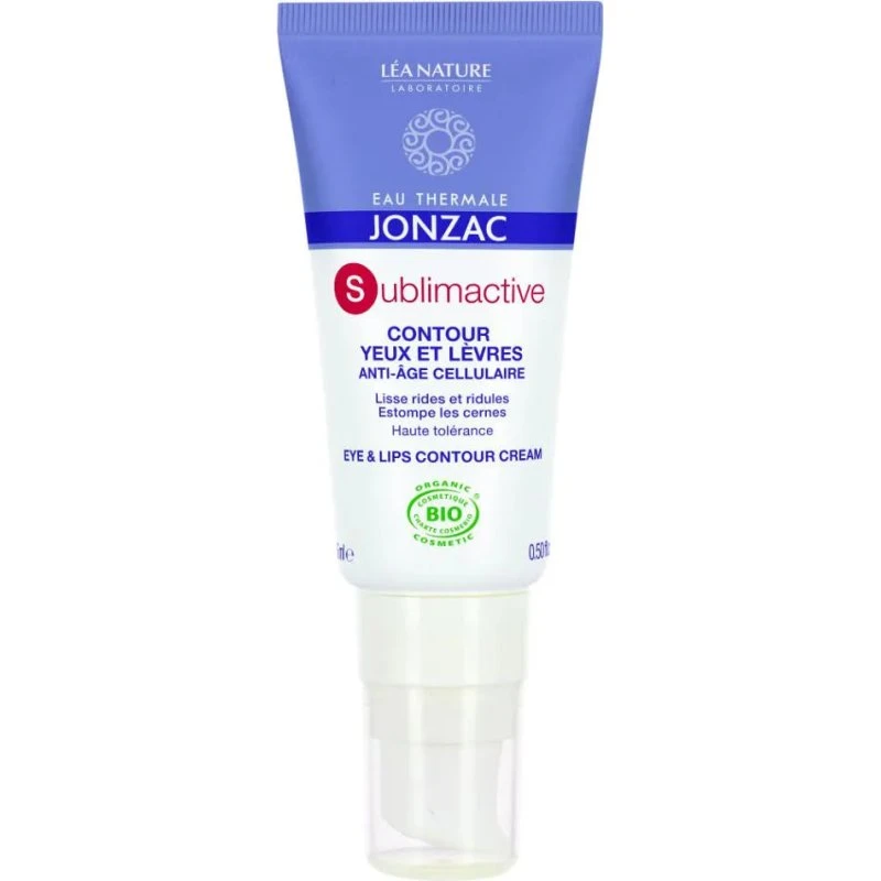 Eau Thermale Jonzac Sublimactive Crema Contorno Occhi e Labbra Anti-Age 15ml
