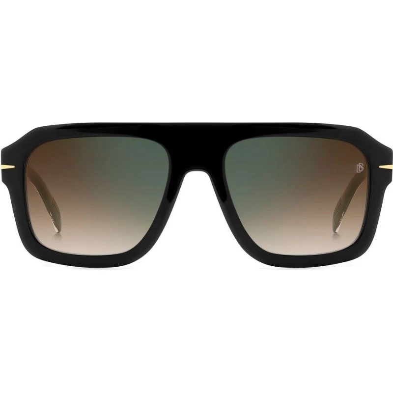 David Beckham DB 7127/S Occhiali da Sole Rettangolari Marrone