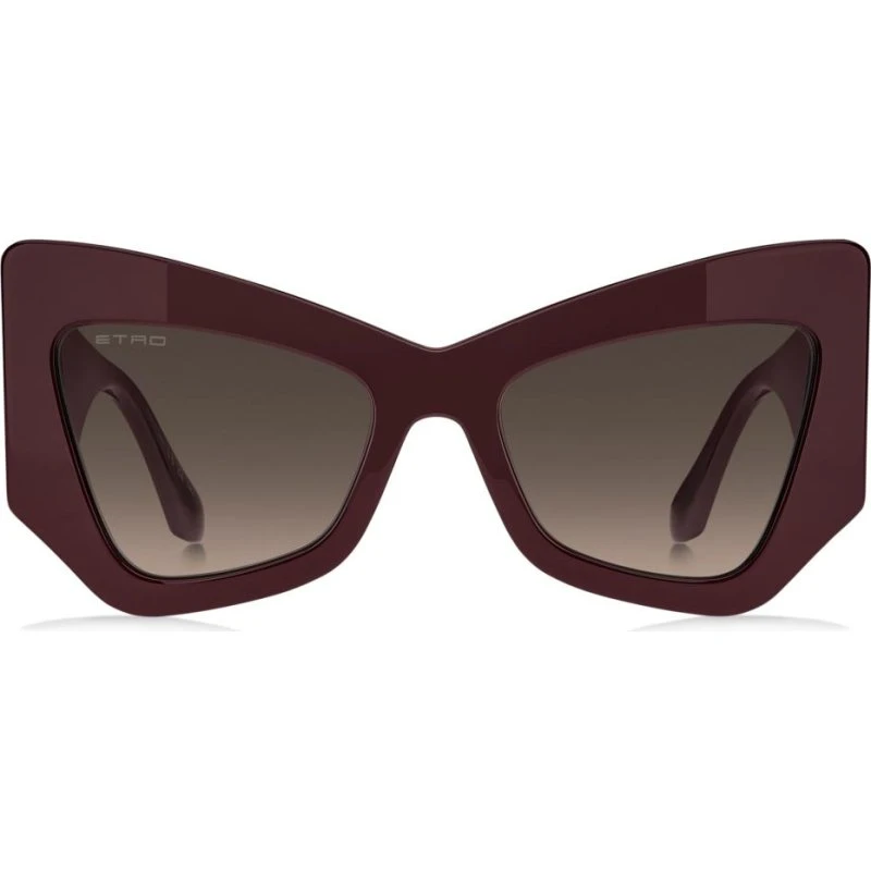 Etro Etromania Occhiali da Sole Farfalla Rossi e Marroni 55mm