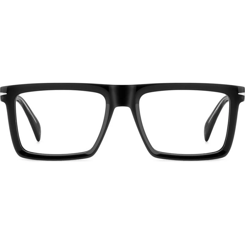 David Beckham DB 7138 Occhiali da Vista Uomo Neri Rettangolari