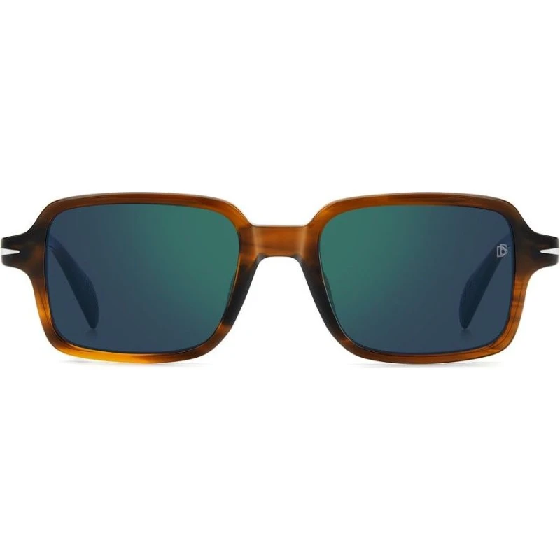 David Beckham DB 1179/S Occhiali da Sole Rettangolari Marroni