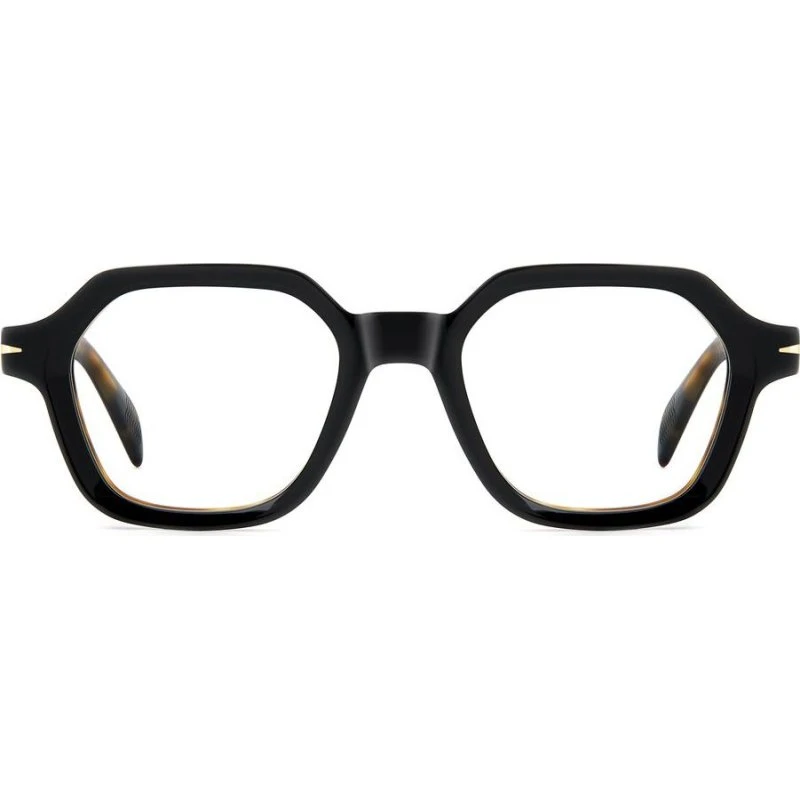 David Beckham DB 7140 Occhiali da Vista Uomo Neri Geometrici