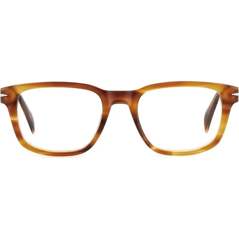 David Beckham DB 7141/F Occhiali da Vista Uomo Avana Rettangolari