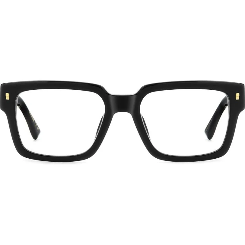 Dsquared2 D2 0167/G Occhiali da Vista Rettangolari Neri
