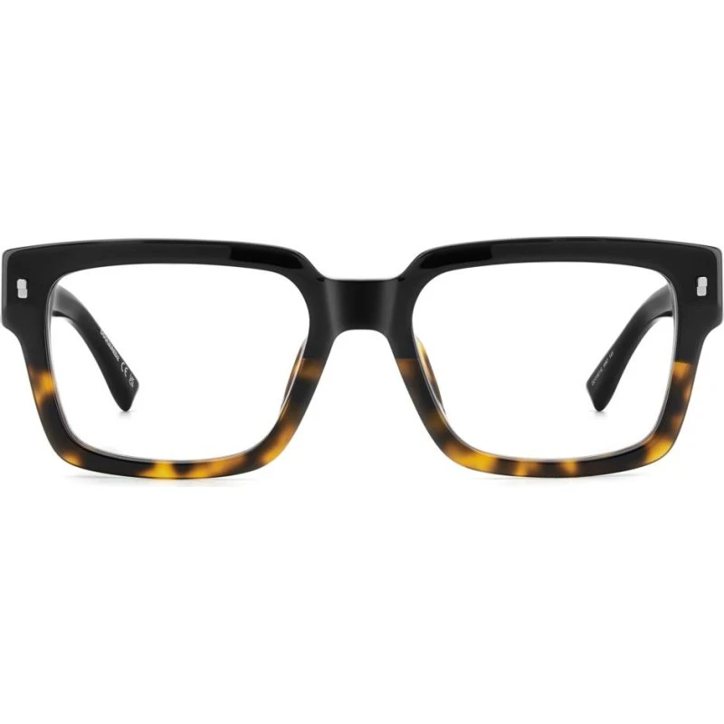 Dsquared2 D2 0167/G Occhiali da Vista Uomo Avana Rettangolari