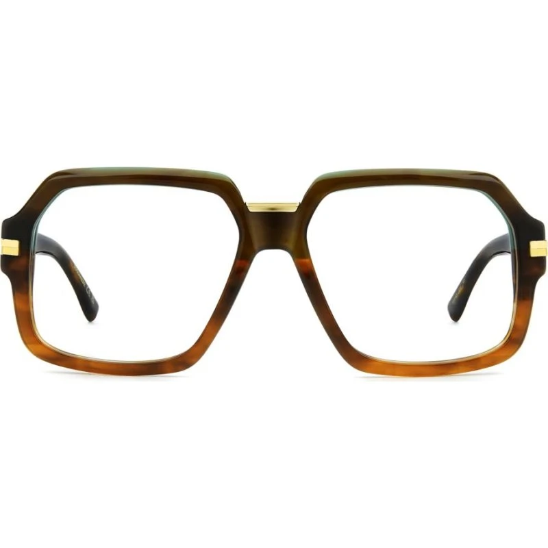 Dsquared2 D2 0162 Occhiali da Vista Quadrati Marroni
