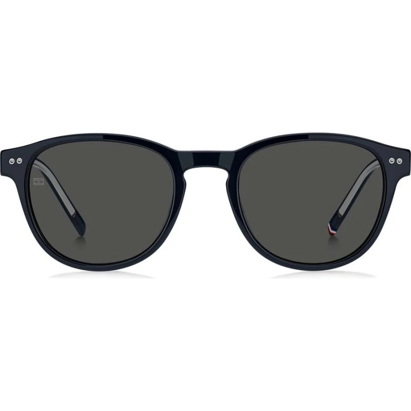 Tommy Hilfiger TH 2186/S Occhiali da Sole Pantos Blu e Grigio