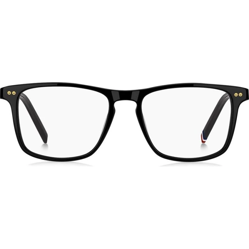 Tommy Hilfiger TH 2189 Occhiali da Vista Uomo Neri Rettangolari