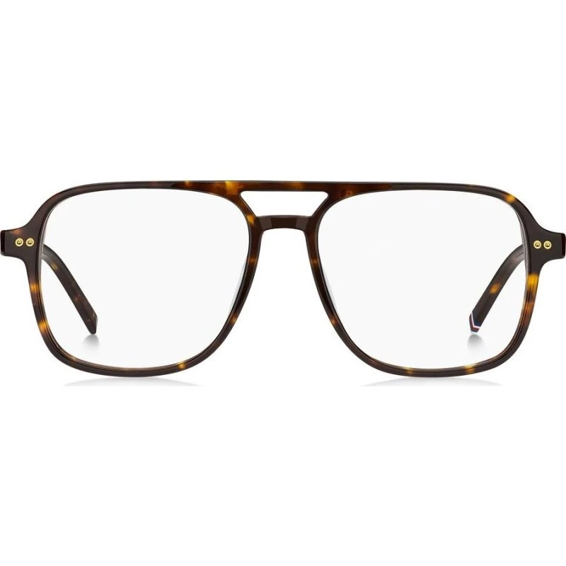 Tommy Hilfiger TH 2188 Occhiali da Vista Uomo Avana Quadrati