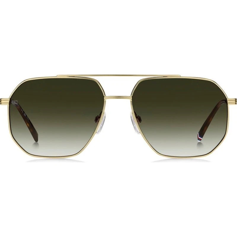 Tommy Hilfiger TH 2191/S Occhiali da Sole Uomo Geometrici Verdi