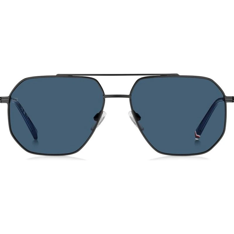 Tommy Hilfiger TH 2191/S Occhiali da Sole Geometrici Blu