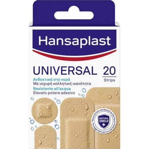 Hansaplast Universal 20 pz Resistenti all'acqua