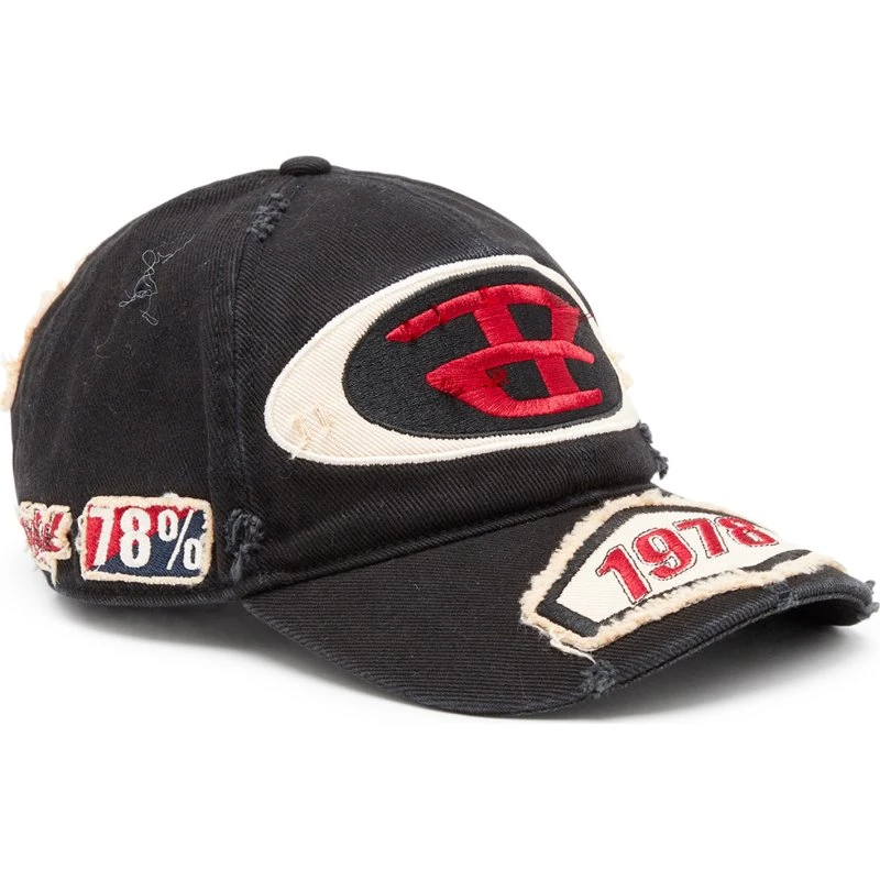 Diesel Cappello Braff Nero Uomo