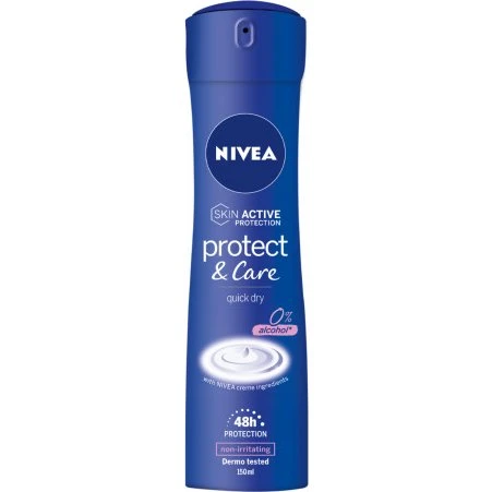 Nivea Protect & Care Deodorante Spray 0% Alcool 150 ml