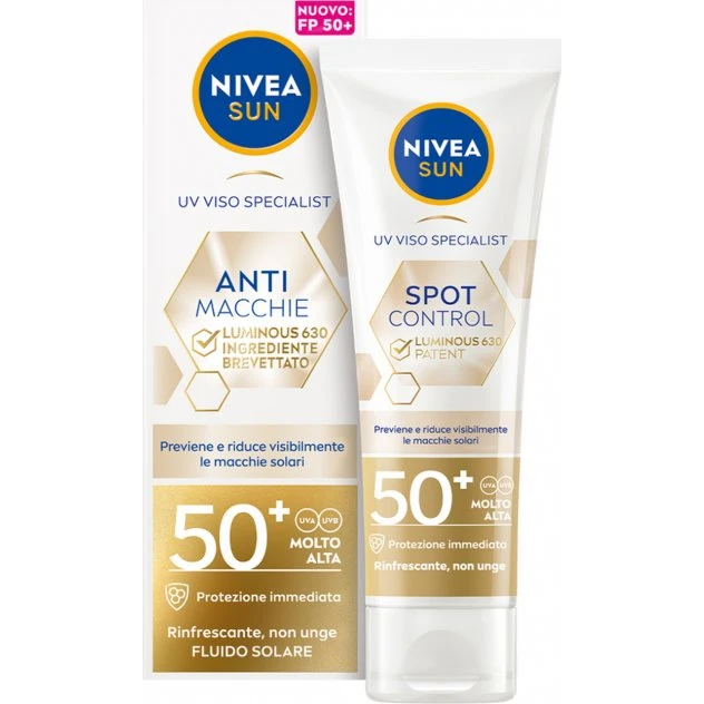 Nivea Sun Crema Viso Anti-Macchie Luminous SPF50+ 40 ml