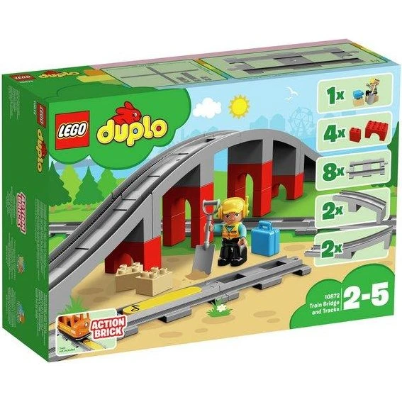 LEGO DUPLO Ponte e binari ferroviari 10872